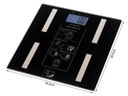 180KG Tempered Glass Digital Bathroom Body Fat Scale