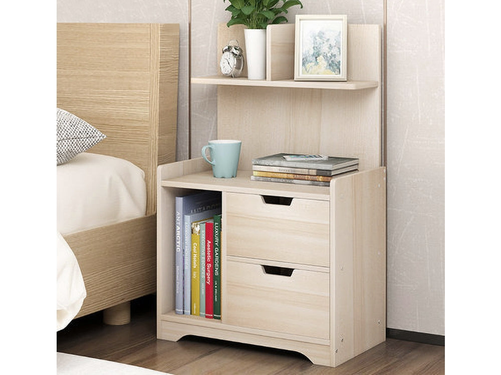 FINN Bedside Table Nightstand - MAPLE