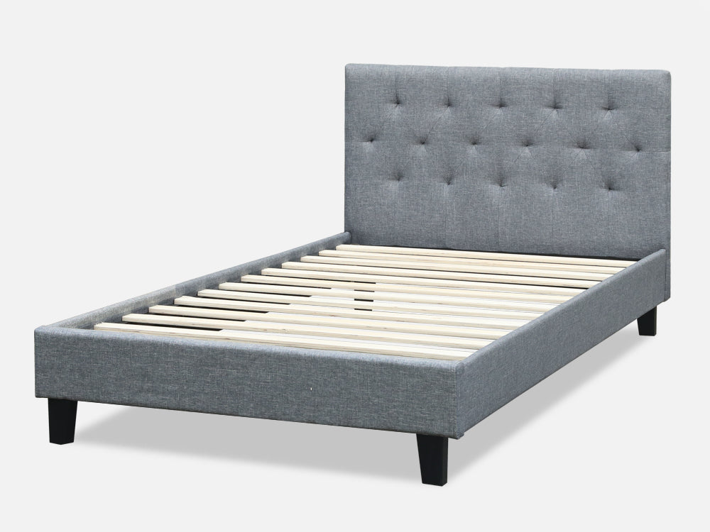 BLANE King Single Bed Frame - GREY