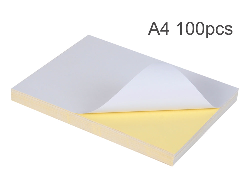 A4 White Matte Self Adhesive Sticker Paper Label 