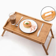 Bamboo Tray Breakfast Bed Tray Table Serving Tray