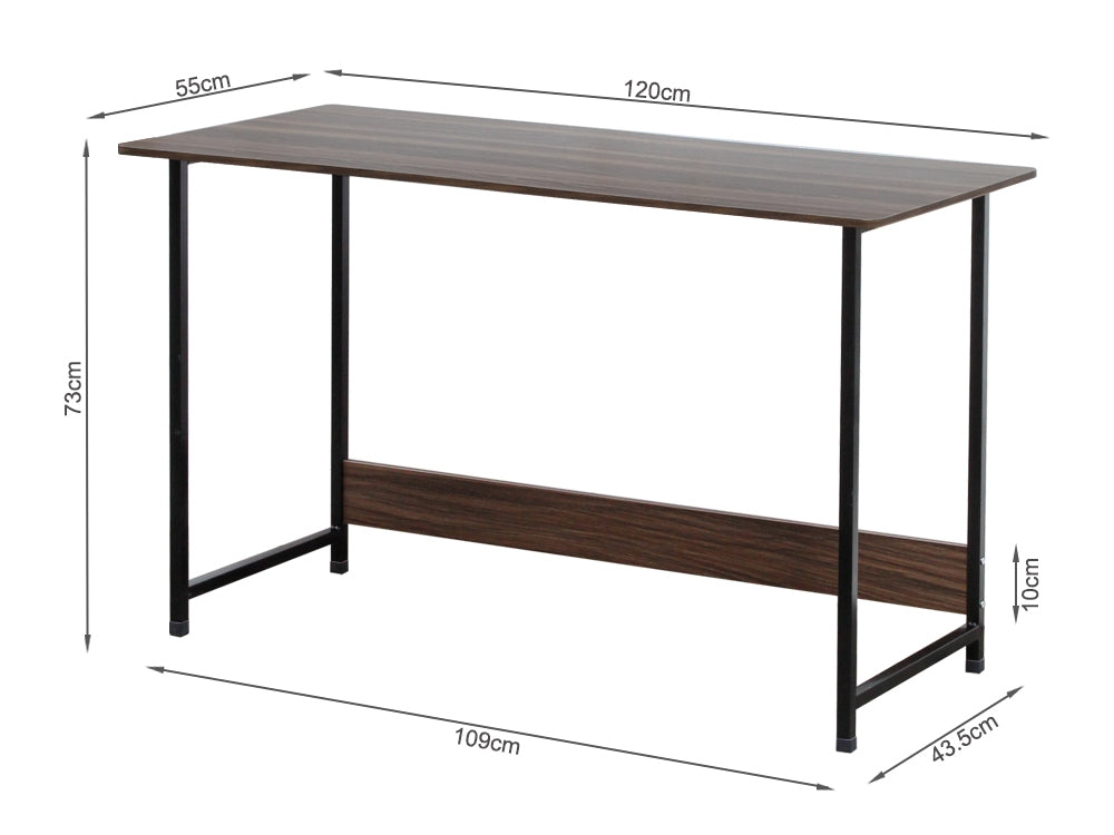 MADISON 120cm Computer Desk - BLACK