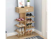 BRUNNER 5 Tier Shoe Rack Organiser Storage Shelf 