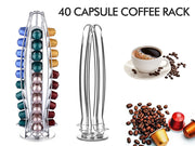 Nespresso 40 Pods Rotating Coffee Capsule Holder Stand Rack