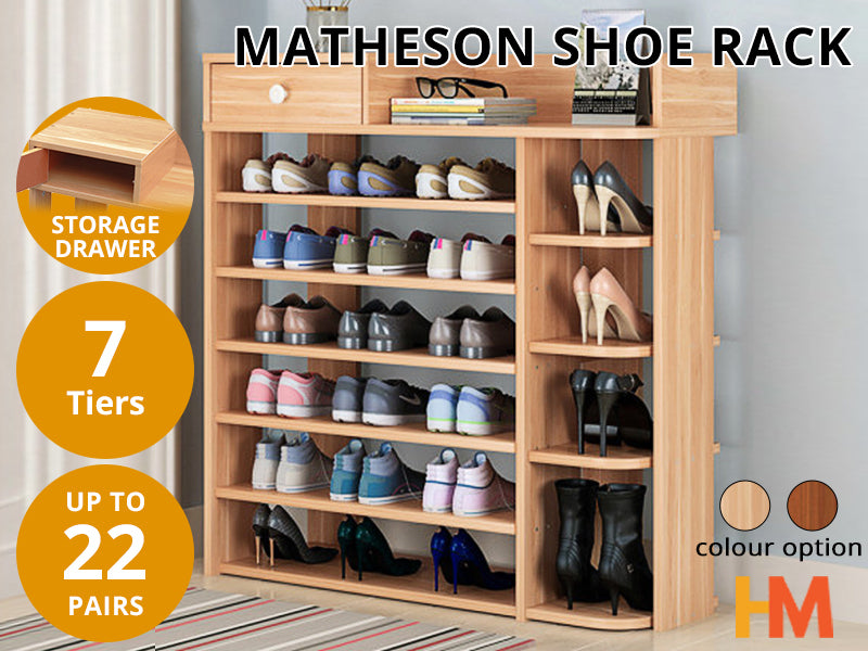 MATHESON 7 Tier Shoe Rack Shoe Storage Shelf