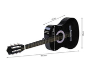 Acoustic Guitar Full Size 38" - BLACK