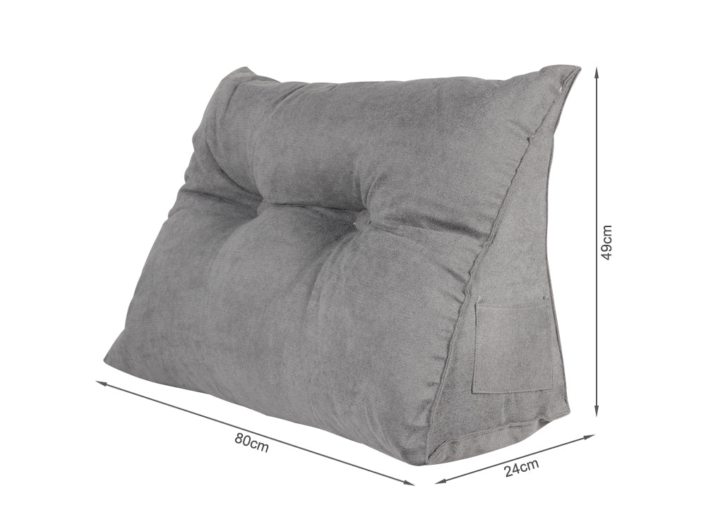 80CM Cushion Back Support Wedge Pillow