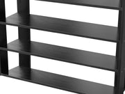 PUKAKI 6 Tiers Shoe Rack Organiser Shelf - BLACK