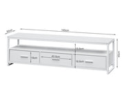 FANNETT 1.4M Entertainment Unit - WHITE