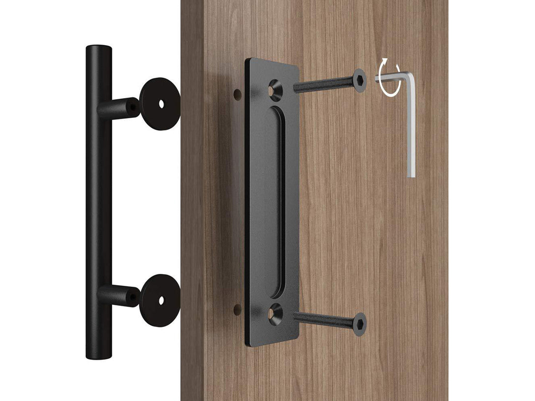 Barn Door Handle 12” - BLACK