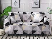 2 Seater Sofa Couch Cover 145-185cm - GEOMETRIC