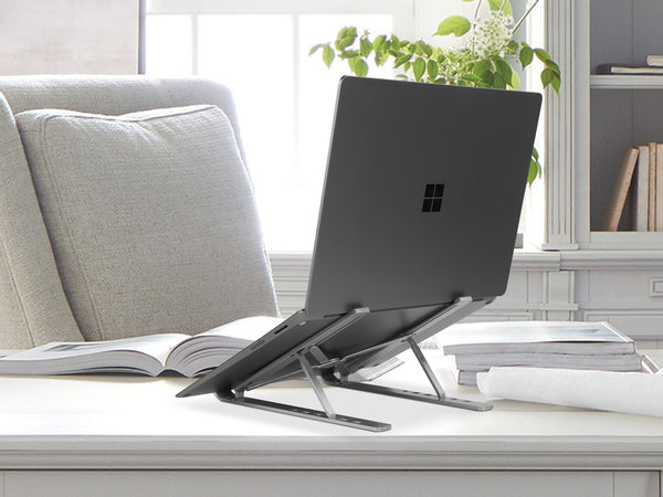 Aluminium Portable Laptop Stand Holder - SILVER