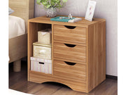 ORION Bedside Table Nightstand - CARAMEL