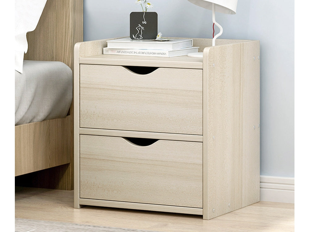 NOAH Bedside Table Nightstand - MAPLE