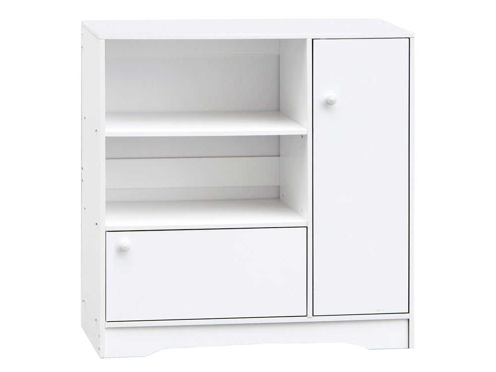 BERG Storage Shelf Cabinet Organiser Rack - WHITE