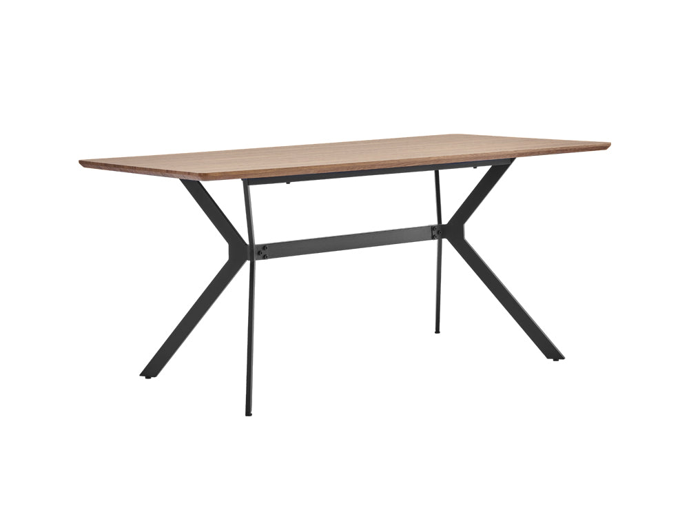 CLAUDE Dining Table Rectangle 160x90cm - WALNUT