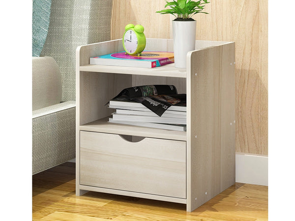 KNOX Bedside Table Nightstand - MAPLE