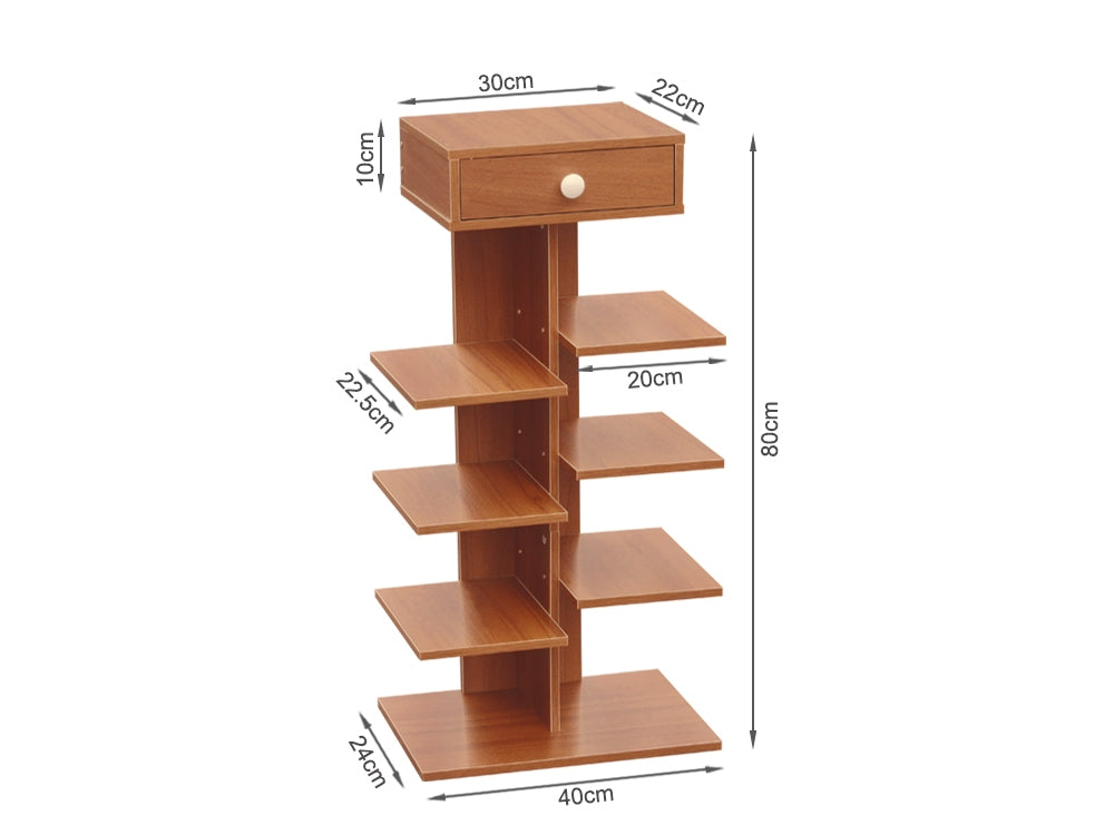 BRUNNER 5 Tier Shoe Rack Organiser Storage Shelf 