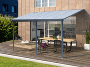 TOUGHOUT Patio Canopy Roof 3.7M x 3M