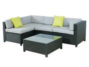 BetaLife Rattan Outdoor Sofa Set 5PCS 