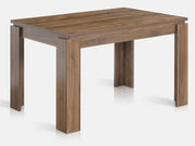 AZAR Dining Table Rectangle 120 x 80cm - WALNUT