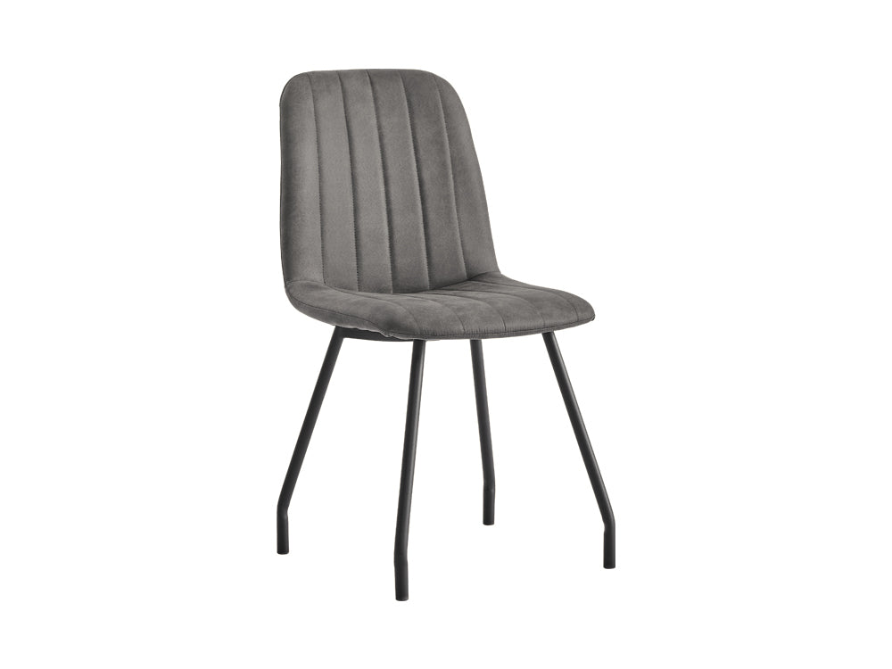 KIARA 4PCS Dining Chair - DARK GREY