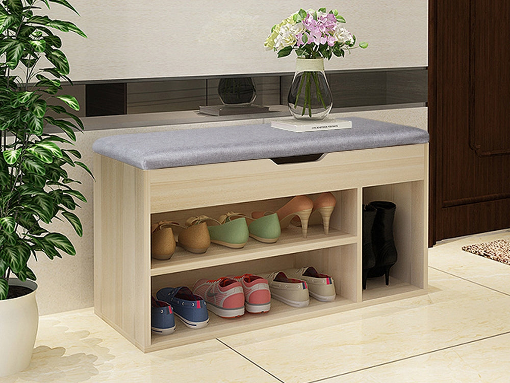 BARRA Shoe Rack Storage Cabinet Shoe Bench - GREY