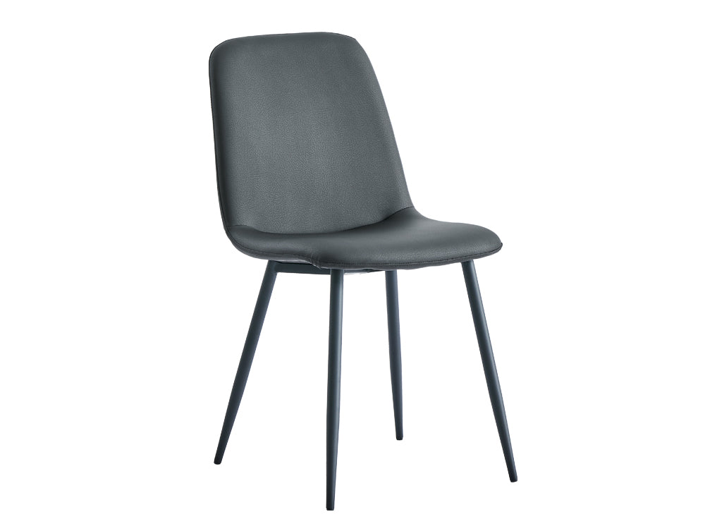 CALLIE 4PCS Dining Chair - DARK GREY