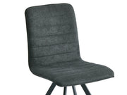 NOELLE 4PCS Upholstered Dining Chair - DARK GREY