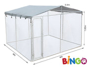BINGO Dog Kennel 4x4x1.83m With Roof