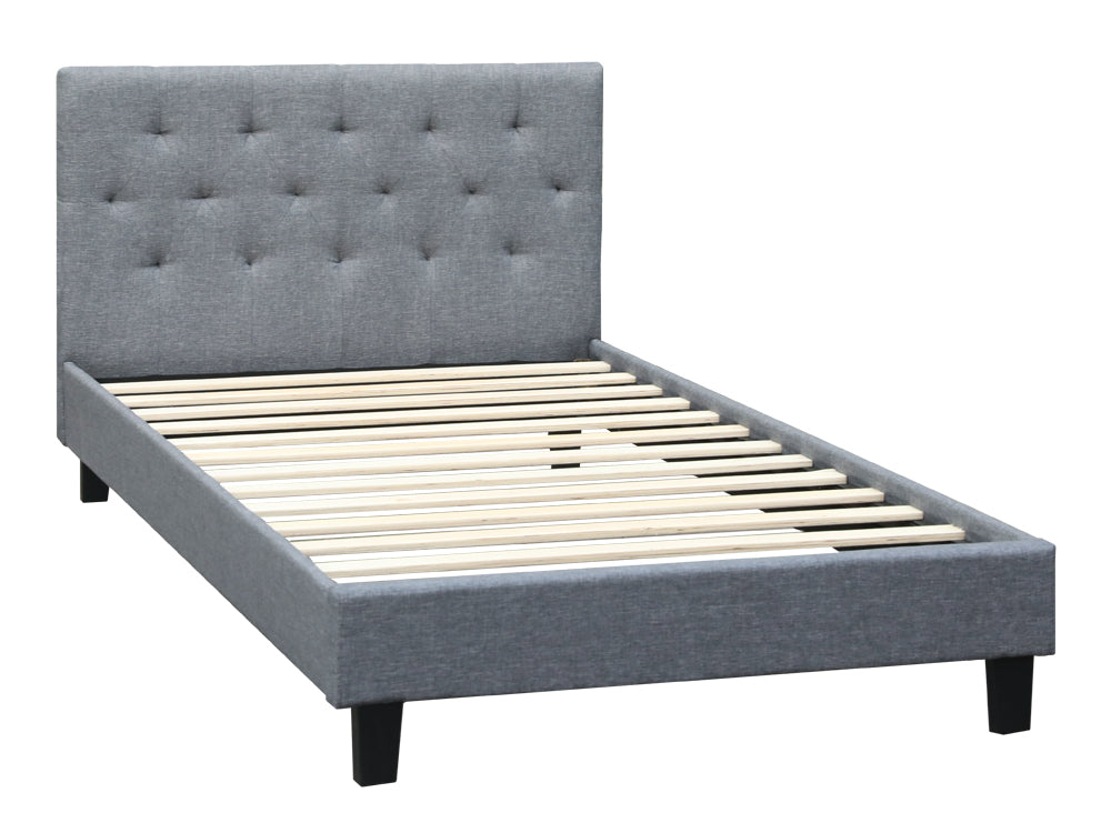 BLANE King Single Bed Frame - GREY