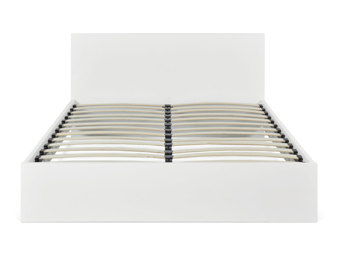 TONGASS Queen Wooden Bed Frame - WHITE