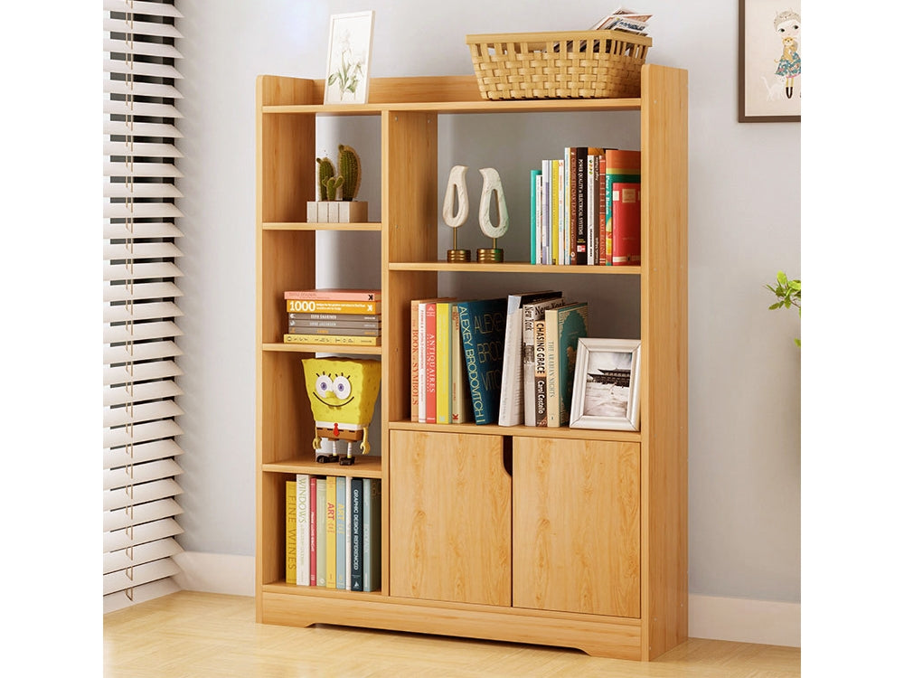 CRATER Bookshelf Storage Cabinet - OAK