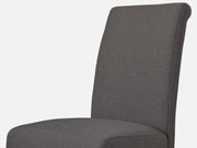 LOLA 2PCS Upholstered Dining Chair - CHARCOAL