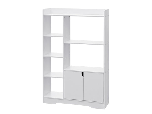 CRATER Bookshelf Storage Cabinet - WHITE