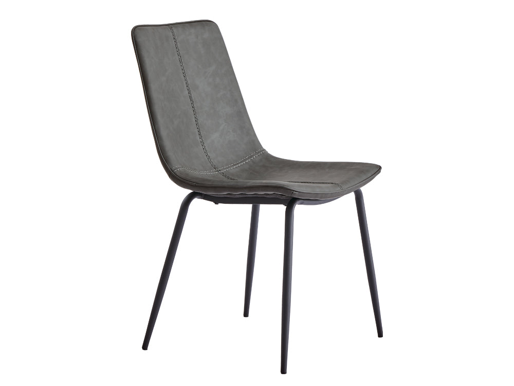 ROWAN 4PCS Dining Chair - DARK GREY