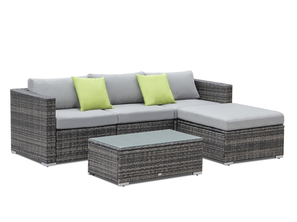 CURACAO Rattan Outdoor Furniture Sofa Set 5PCS