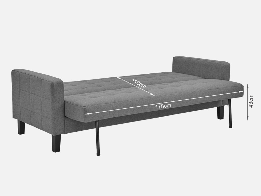 BOLOGNA 3 Seater Sofa Bed Lounge Suite