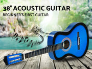 Acoustic Guitar Full Size 38" - BLUE