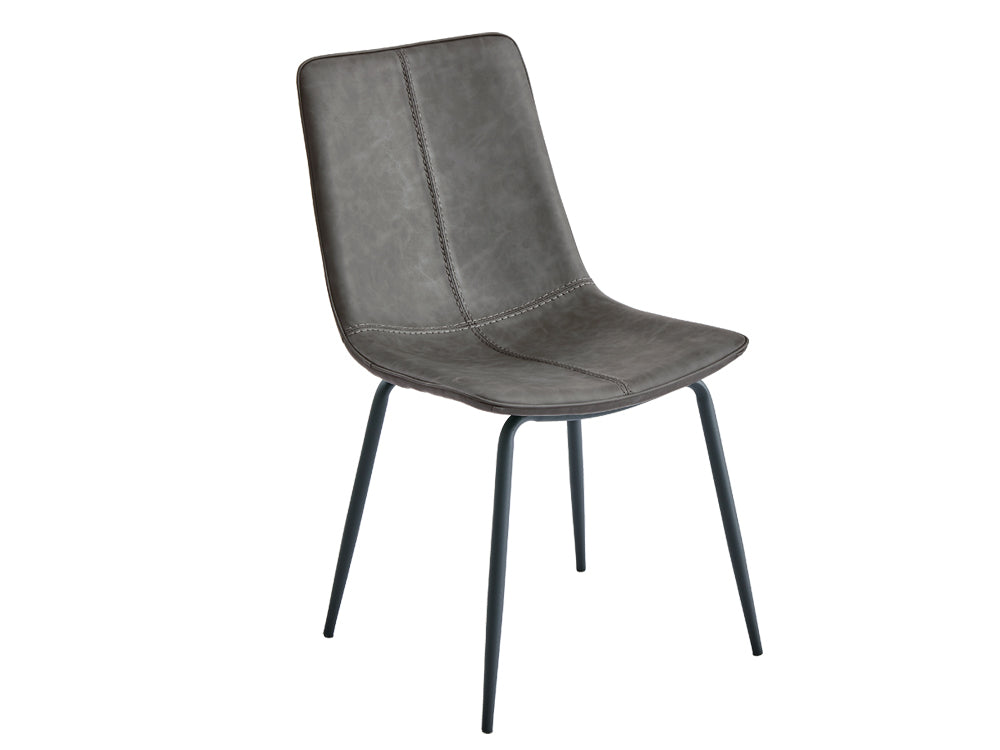 ROWAN 4PCS Dining Chair - DARK GREY