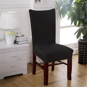 1pcs Stretch Elastic Chair Cover - BLACK