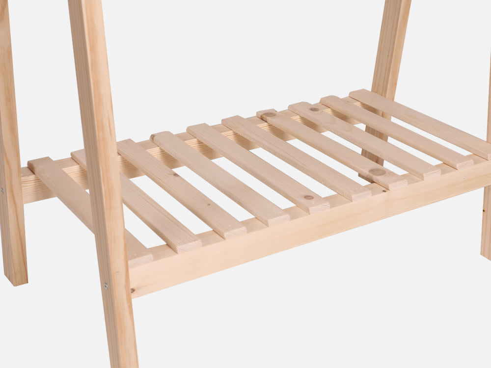 PEIPUS Wooden Clothes Rack - OAK