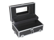 2 Drawers Aluminium Makeup Travel Carry Case - BLACK