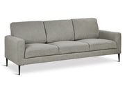 TORONTO 3 Seater Fabric Sofa - LIGHT GREY
