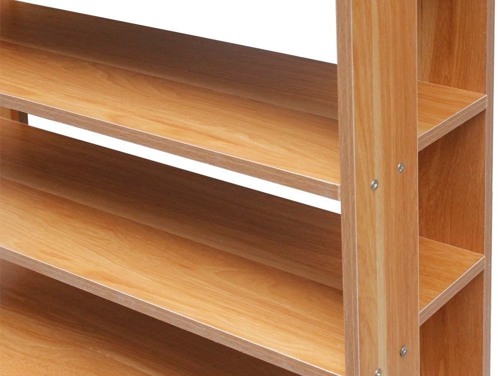 PUKAKI 8 Tiers Shoe Rack Organiser Shelf - MAPLE