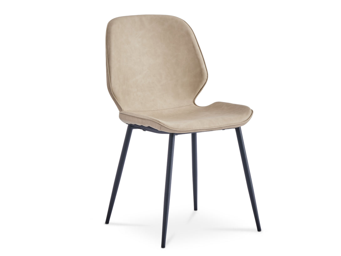 SLOANE 4PCS Dining Chair - BEIGE