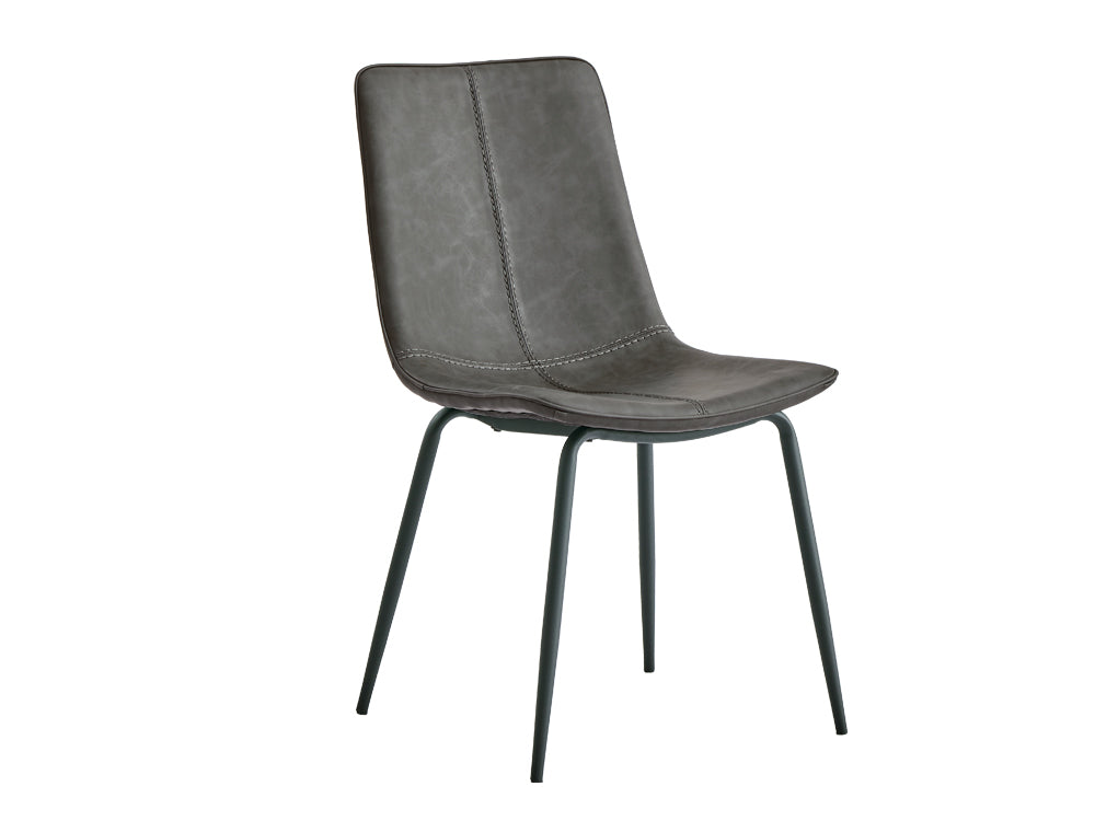 ROWAN 4PCS Dining Chair - DARK GREY