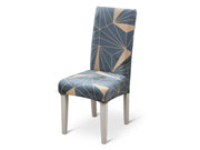 4PCS Stretch Elastic Chair Cover - BLUE