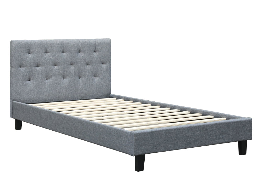 BLANE King Single Bed Frame - GREY