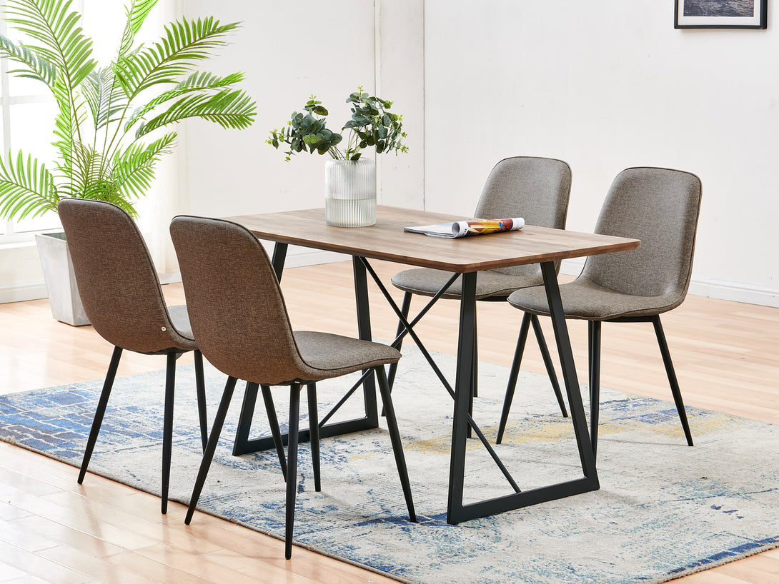 CALLIE 4PCS Dining Chair - TAUPE